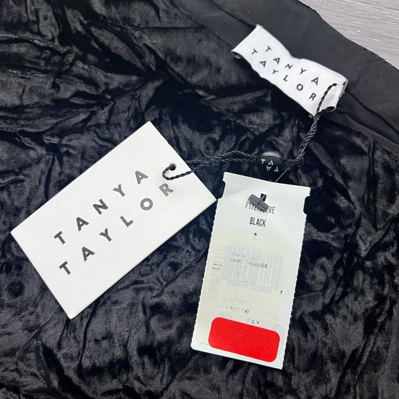 NWT Tanya Taylor Velvet One-Shoulder Anka Top Size 2 - Picture 6 of 11